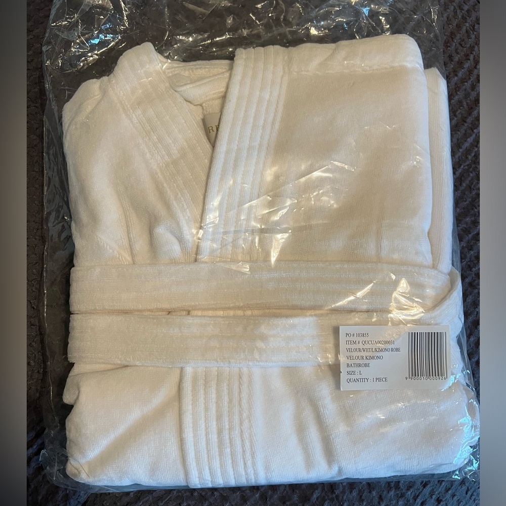Frette Velour Kimono Bathrobe size L
